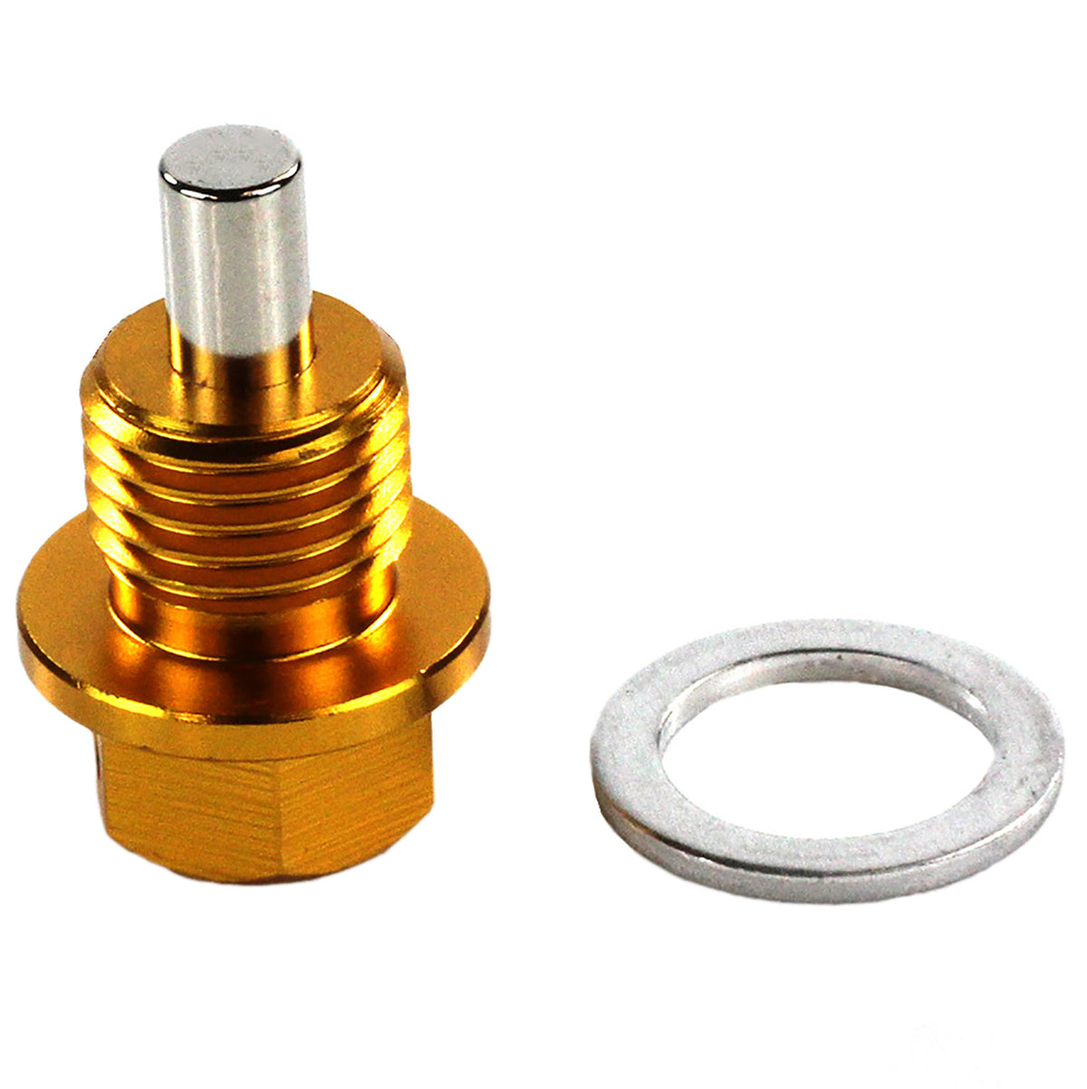 Exoracing Billet Aluminium Magnetic Sump Plug - Gold / M12x1.25