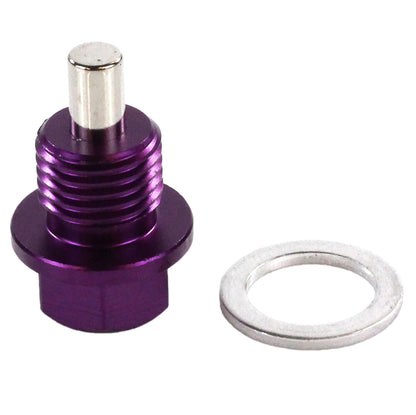 Exoracing Billet Aluminium Magnetic Sump Plug - Purple / M12x1.25