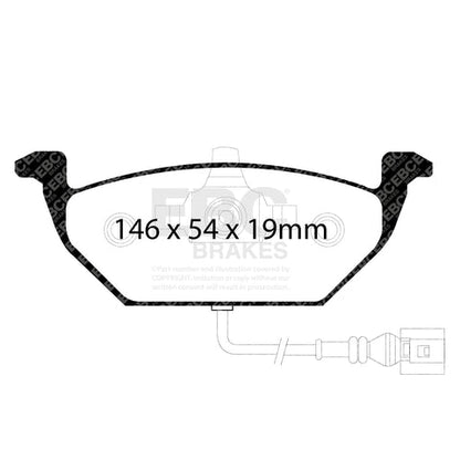 EBC Brakes Pad and Disc Kit (PD08KF037) Image 1