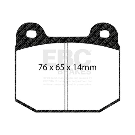 EBC Brakes Pad and Disc Kit (PDKR675) Image 1