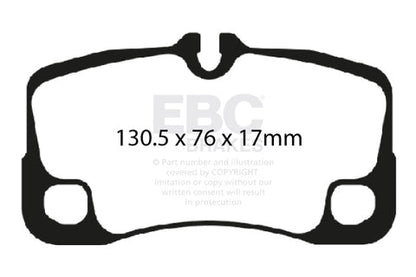 EBC Orangestuff 9000 Series Race Brake Pad Set (DP91930) Image 4