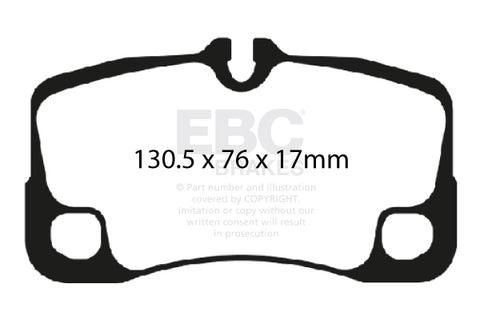 EBC Racing RP-X Track and Race Brake Pads (DP81930RPX) Image 4