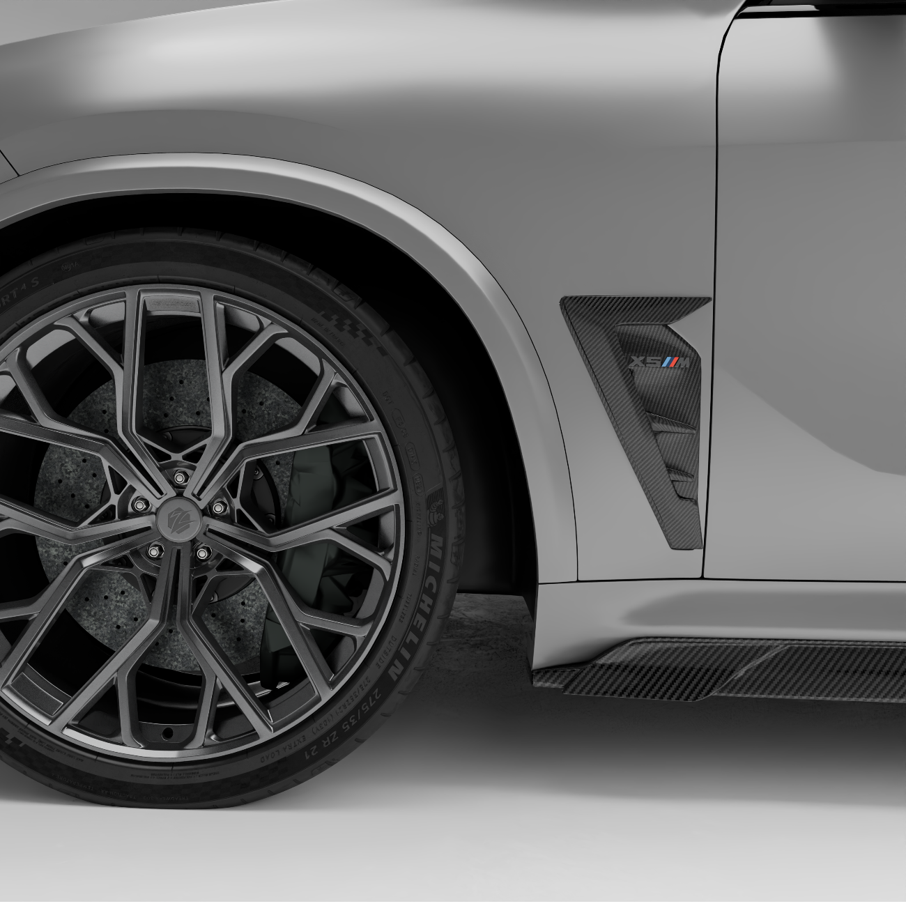 Revozport BMW X5M F95 PRE LCI Carbon Fiber Side Fender Vents