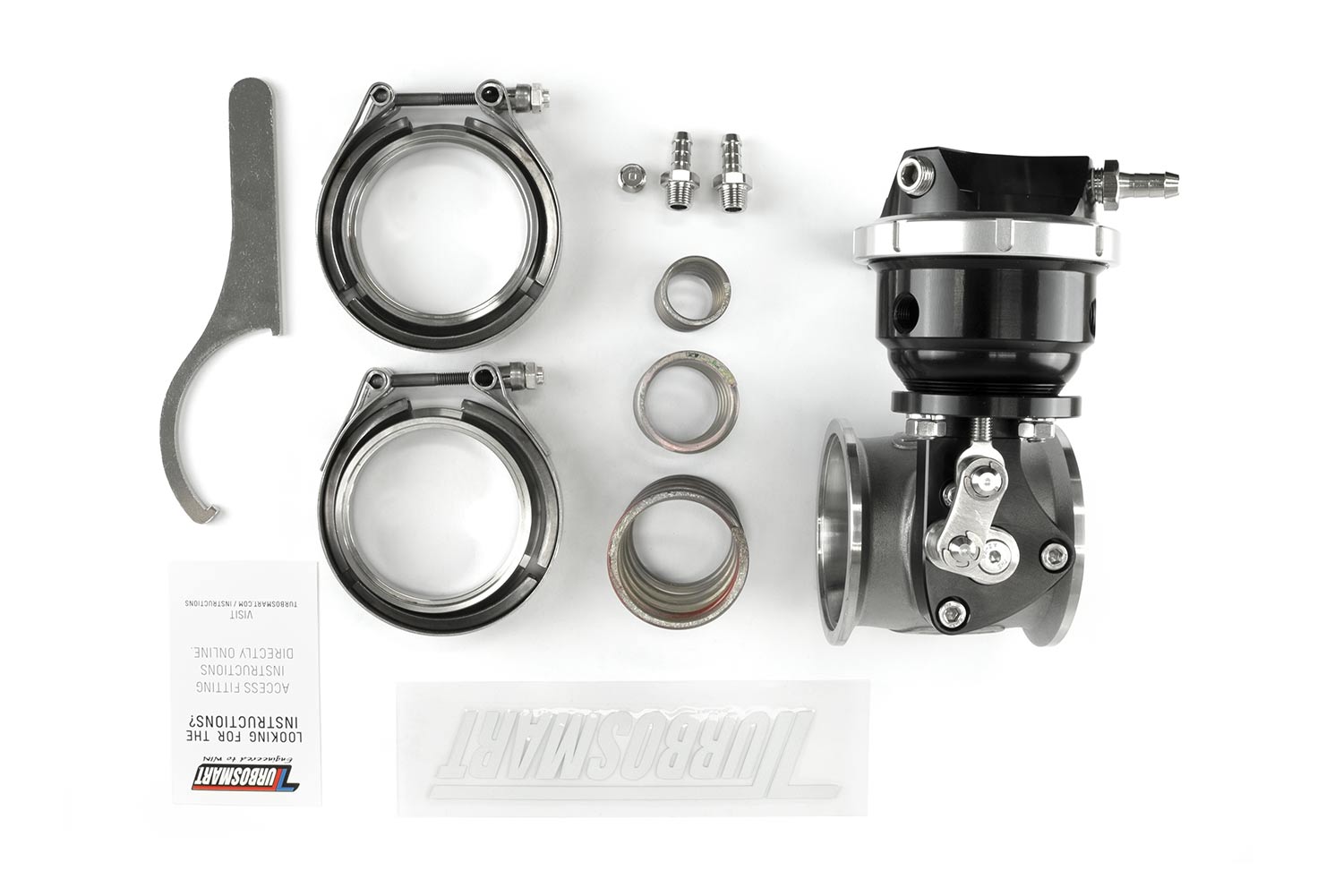 Turbosmart PSG50 Pneumatic Straight Gate 6psi Black