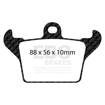 EBC Ultimax OE Replacement Brake Pad Set (DP1719) Image 2