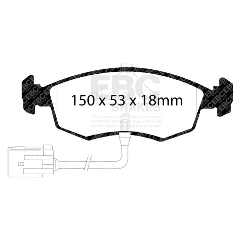 EBC Brakes Pad and Disc Full vehicle Kit (PD40K763) Image 1