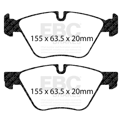 EBC Brakes Pad and Disc Full vehicle Kit (PD40K287) Image 3