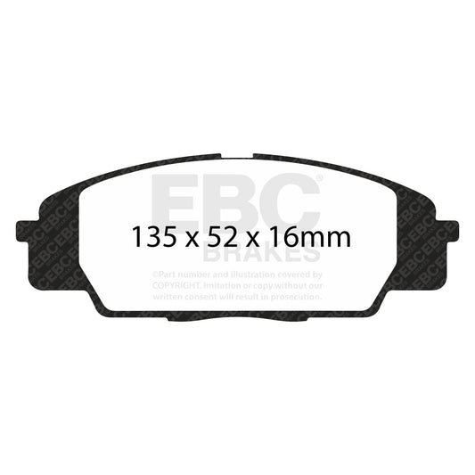 EBC Brakes Pad and Disc Kit (PD14KF282) Image 1