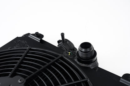 CSF Half Radiator with Fan & Shroud for Honda Civic EG / EK & Mitsubishi Evo VII-IX - image 6