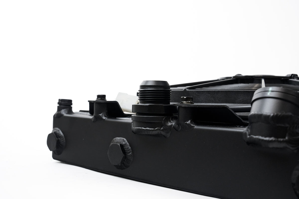 CSF Half Radiator with Fan & Shroud for Honda Civic EG / EK & Mitsubishi Evo VII-IX - image 7