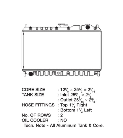 CSF All-Aluminium Radiator for Mazda MX-5 NB (Manual) - image 6