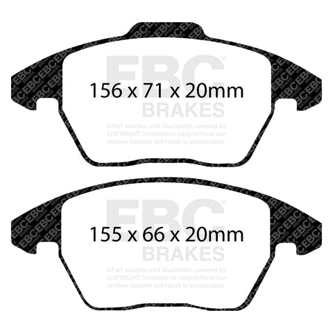 EBC Brakes Pad and Disc Full vehicle Kit (PD40K1733)