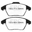 EBC Performance Pack Pad & Line Kit with Yellowstuff Pads (PLK1003) Image 1