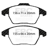 EBC Performance Pack Pad & Line Kit with Yellowstuff Pads (PLK1003) Image 1