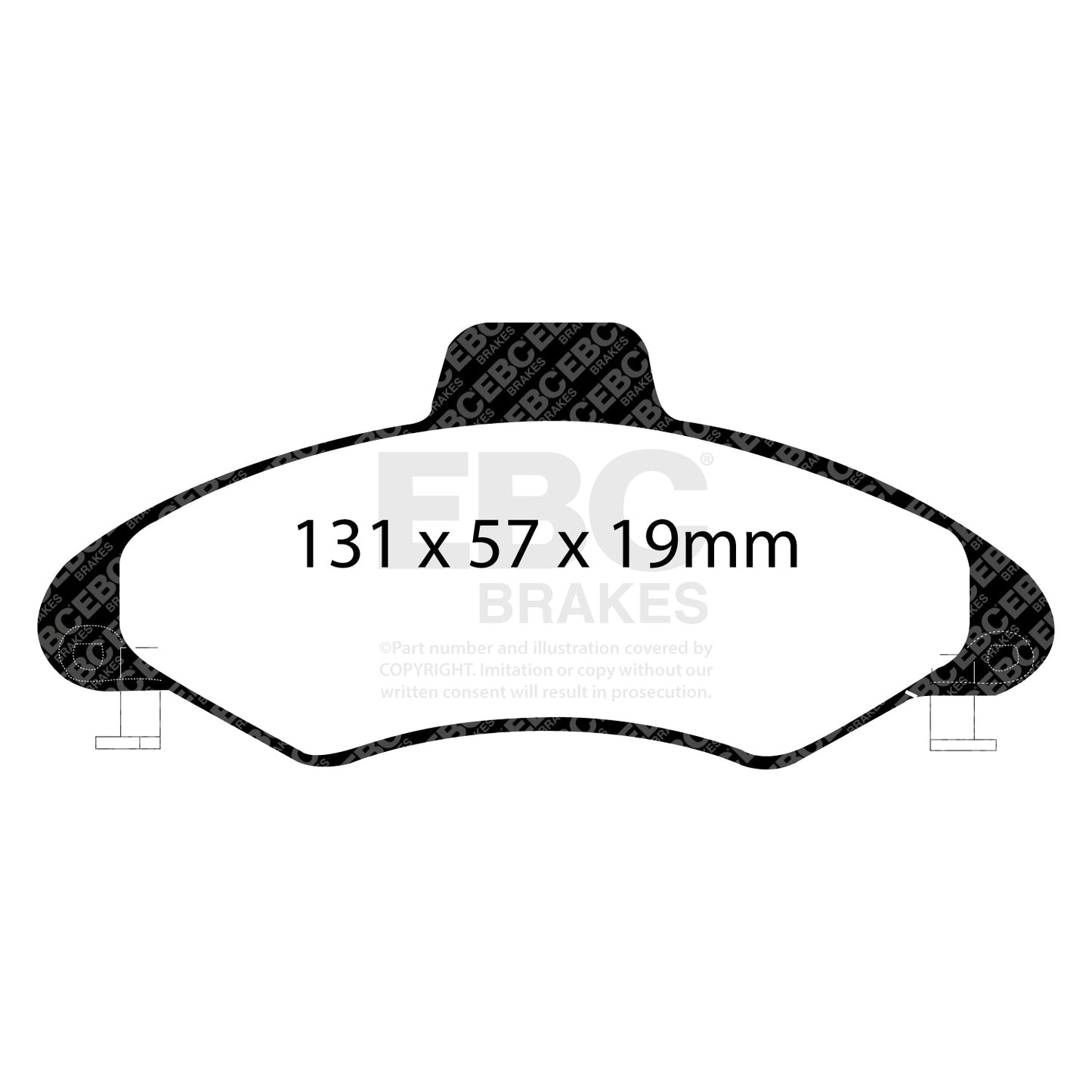 EBC Brakes Pad and Disc Full vehicle Kit (PD40K723) Image 2