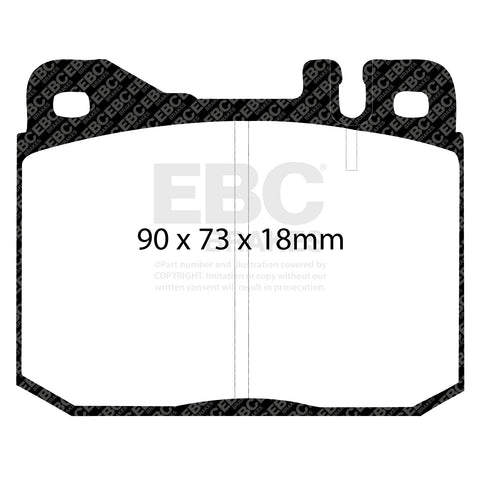 EBC Brakes Pad and Disc Full vehicle Kit (PD40K1278)