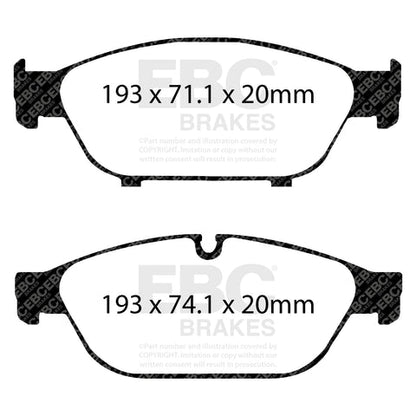 EBC Brakes Pad and Disc Kit (PD03KF112)