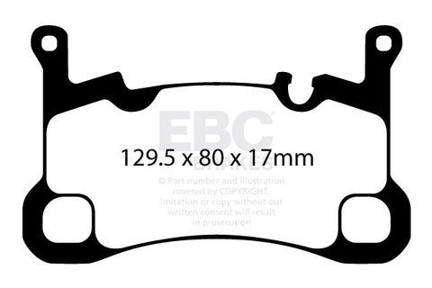 EBC Bluestuff NDX Trackday Brake Pad Set (DP52380NDX) Image 4
