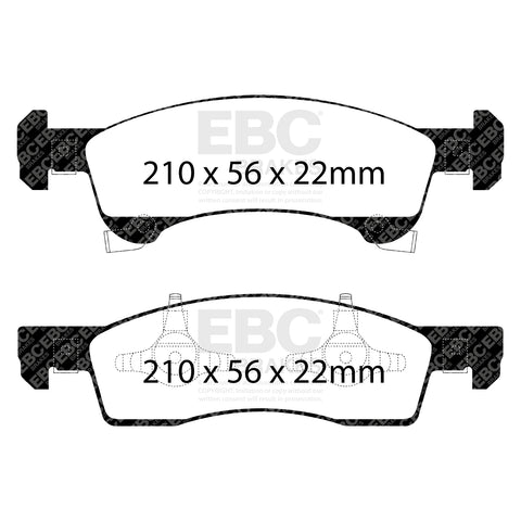 EBC Brakes Pad  and  Disc Kit (PD01KF540)