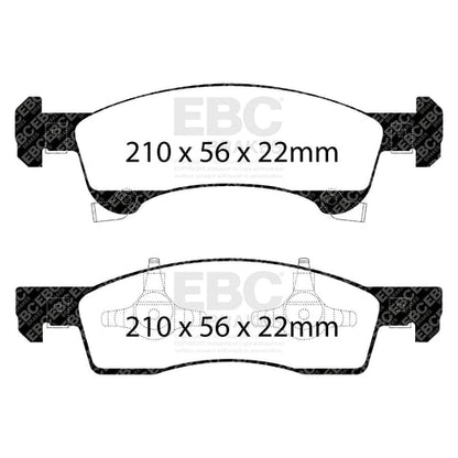 EBC Brakes Pad and Disc Kit (PDKF710) Image 1