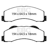 EBC Brakes Pad and Disc Kit (PDKF712) Image 2