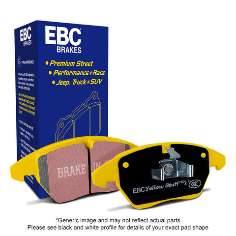 EBC Yellowstuff Brake Pad 4000 Series Sport Set (DP4100R)
