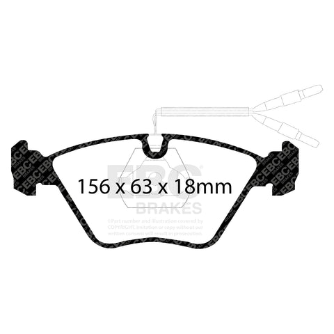 EBC Brakes Pad and Disc Kit (PDKF504)