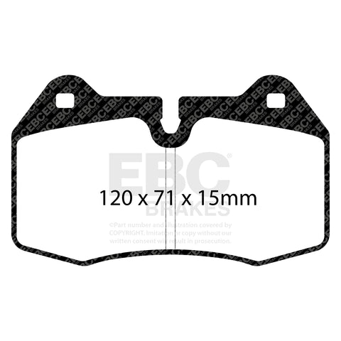 EBC Orangestuff 9000 Series Race Brake Pad Set (DP91644) Image 2