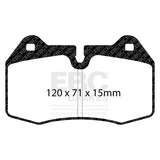 EBC Orangestuff 9000 Series Race Brake Pad Set (DP91644) Image 2