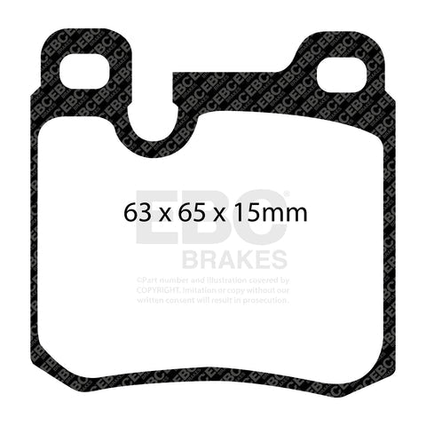 EBC Brakes Pad and Disc Kit (PD03KR580) Image 3
