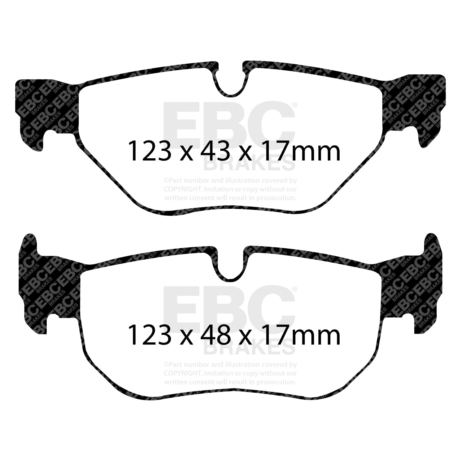 EBC Brakes Pad  and  Disc Kit (PD02KR058) Image 1