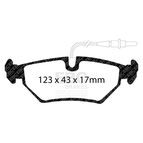 EBC Brakes Pad and Disc Kit (PDKR247) Image 3