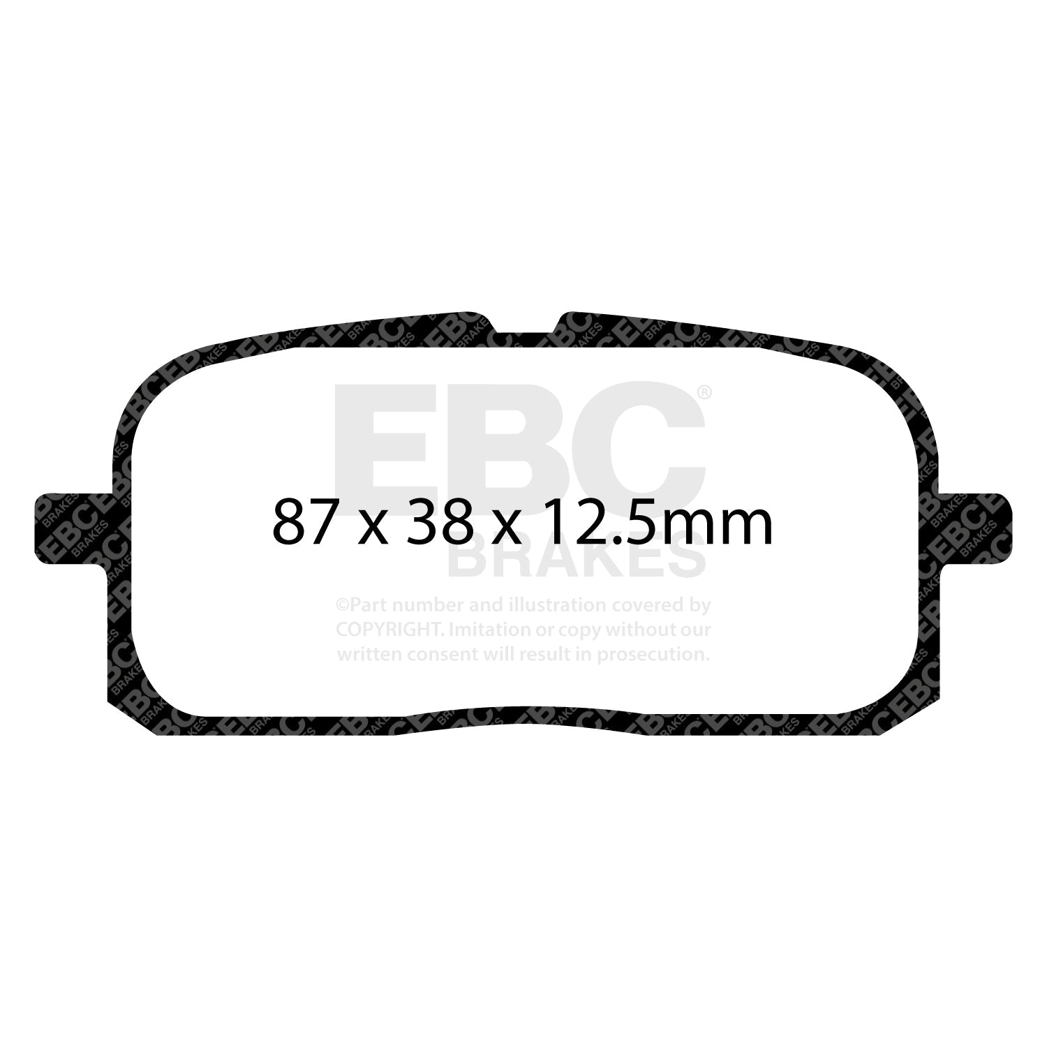 EBC Brakes Pad and Disc Full vehicle Kit (PD40K2300) Image 5