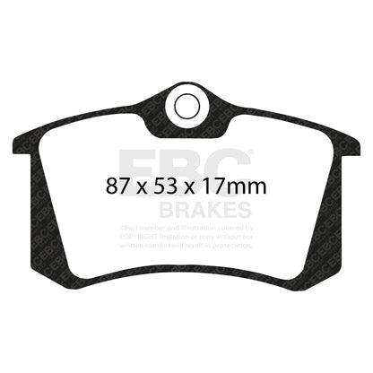 EBC Brakes Pad and Disc Full vehicle Kit (PD40K1943) Image 4