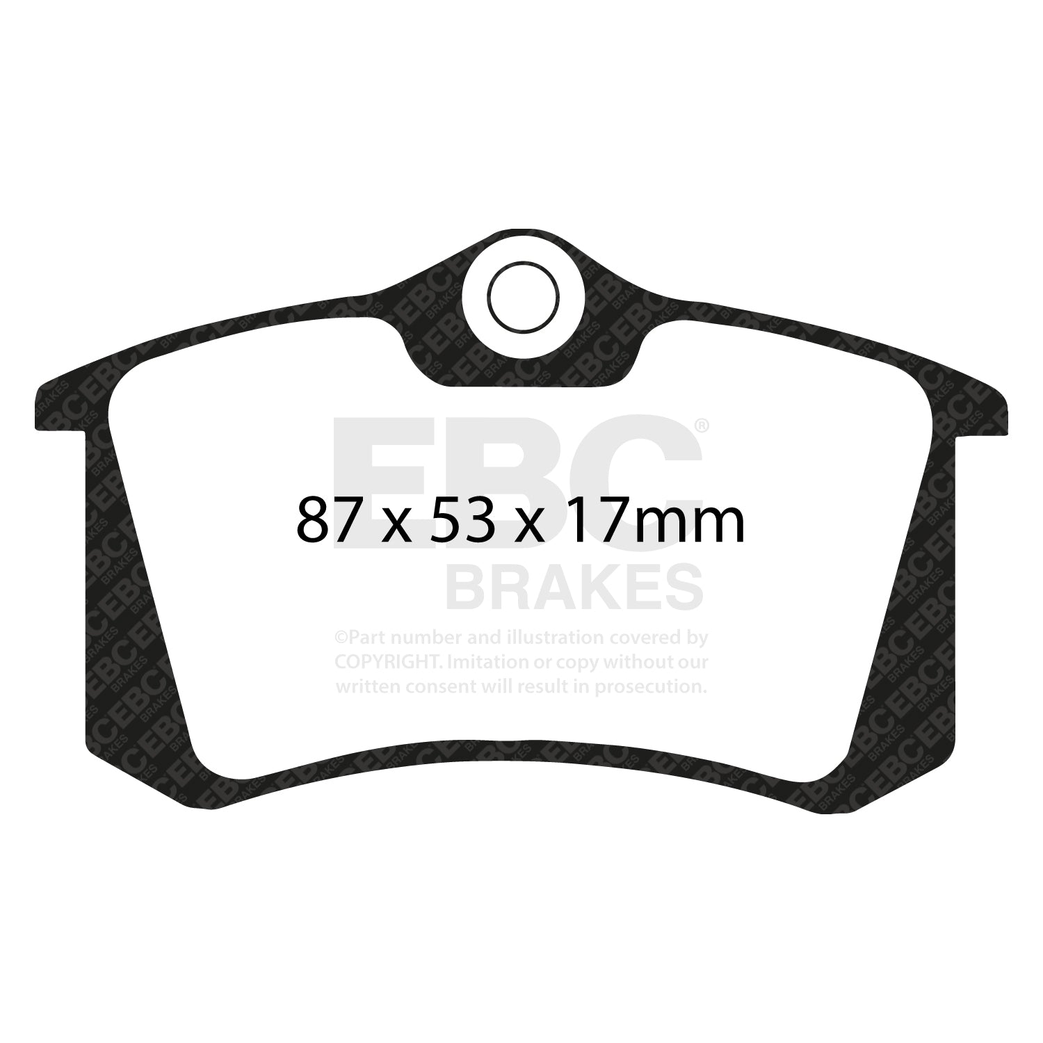 EBC Brakes Pad and Disc Full vehicle Kit (PD40K1969) Image 3