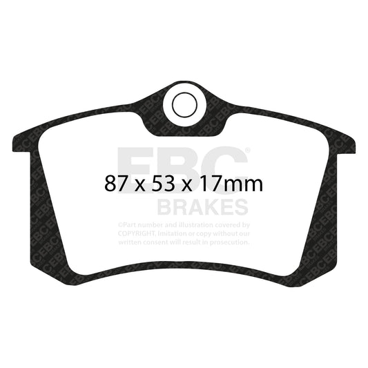 EBC Brakes Pad and Disc Full vehicle Kit (PD40K1982) Image 2