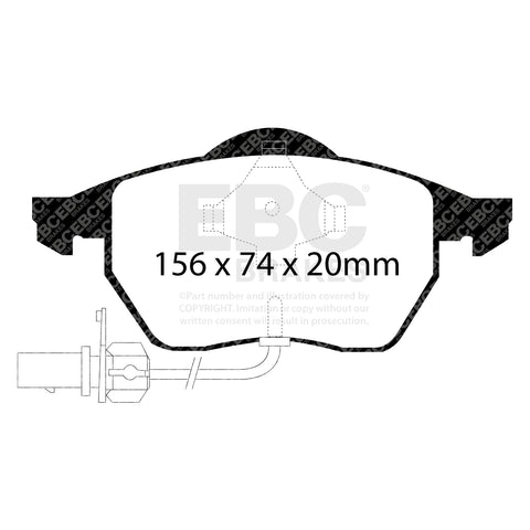 EBC Brakes Pad  and  Disc Kit (PD01KF131) Image 3