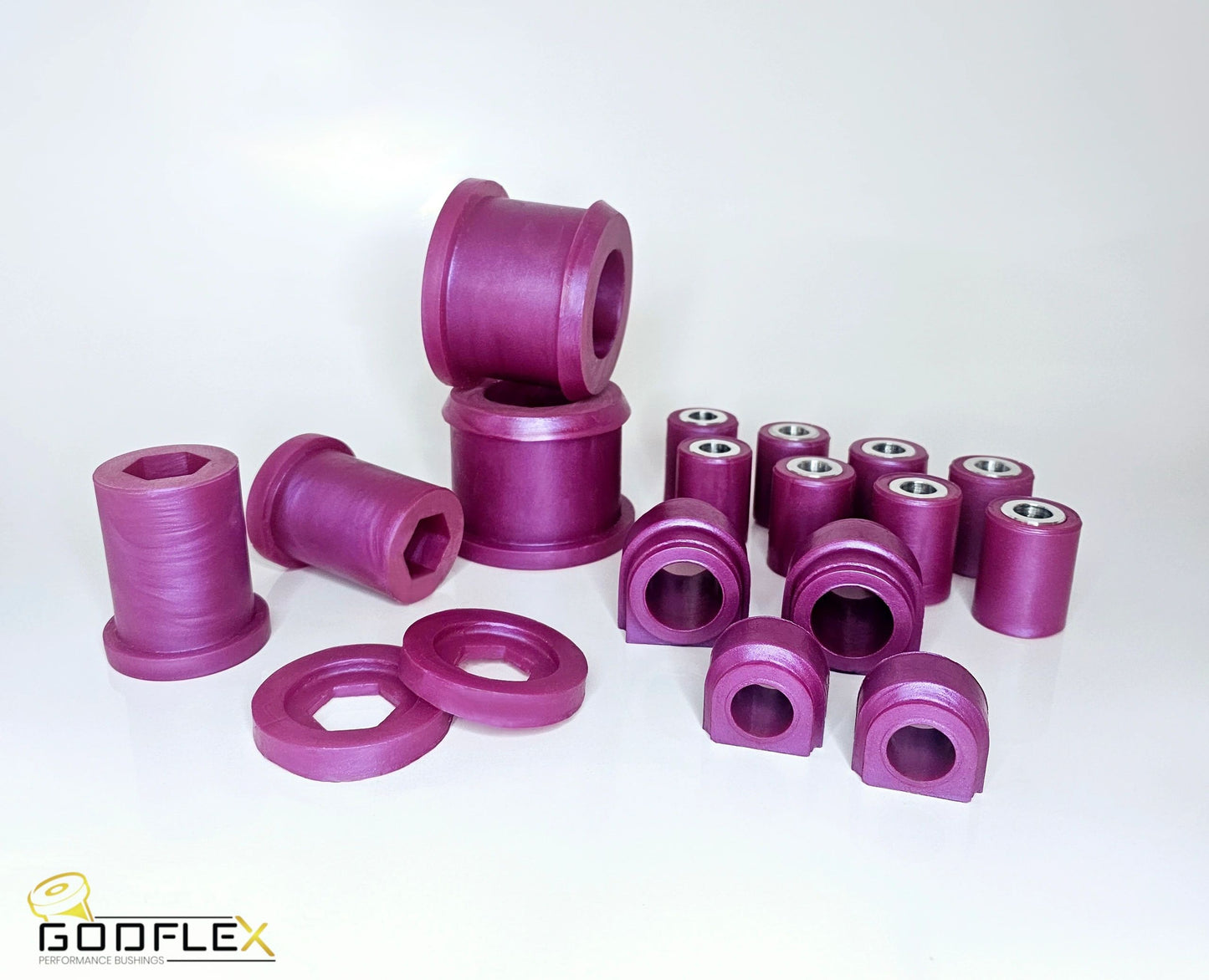 Mini Cooper S R53 2001-2006 Front & Rear Suspension Arm Poly Bushing Kit + Anti Roll Bar Bushes