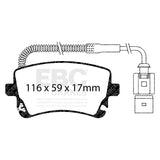 EBC Racing RP-1 Track and Race Brake Pads (DP81470RP1) Image 2