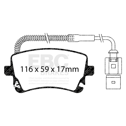 EBC RPX Brake Pads DP81470RPX Rear Image 1