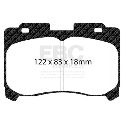 EBC Redstuff 3000 Series Sport Brake Pad Set (DP31004C) Image 3