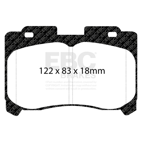 EBC Brakes Pad and Disc Kit (PD08KF495) Image 3