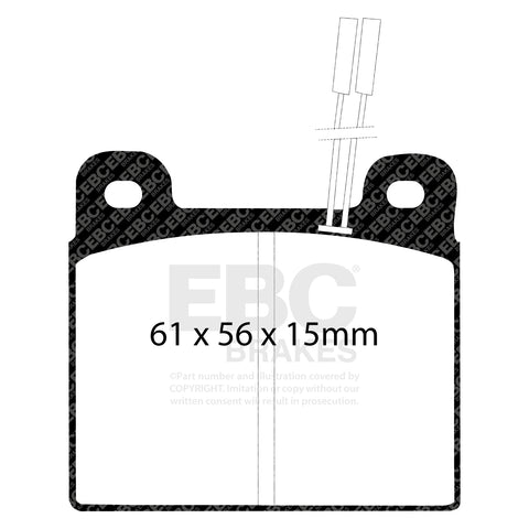 EBC Brakes Pad and Disc Kit (PDKF060) Image 2