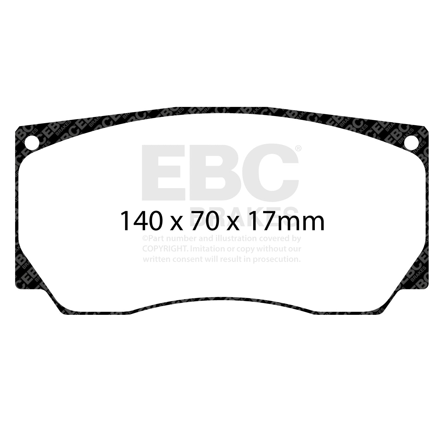 EBC SR21 Racing Brake Pads - (DP8085.26SR21) Front Image 1