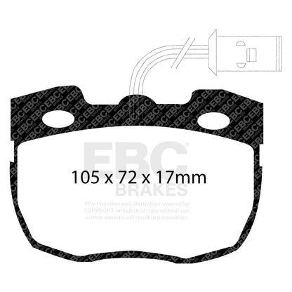 EBC Brakes Pad and Disc Full vehicle Kit (PD40K1042)