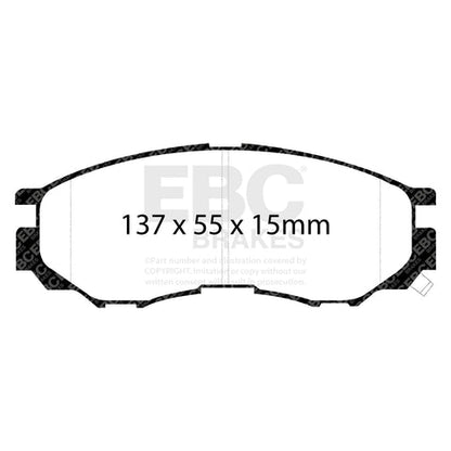 EBC Brakes Pad and Disc Kit (PDKF1308) Image 4