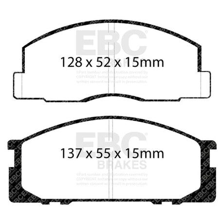 EBC Brakes Pad and Disc Kit (PDKF2005) Image 1