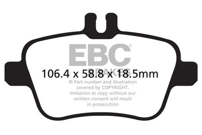 EBC Redstuff 3000 Series Sport Brake Pad Set (DP32157C) Image 4