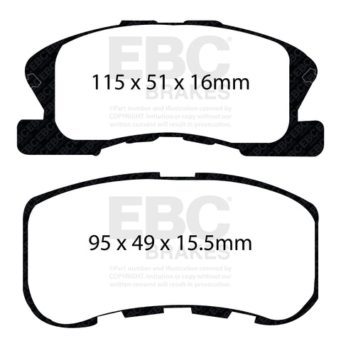 EBC Brakes Pad and Disc Kit (PDKF584) Image 2