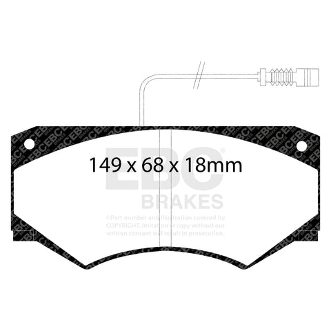 EBC Brakes Pad and Disc Full vehicle Kit (PD40K1226)